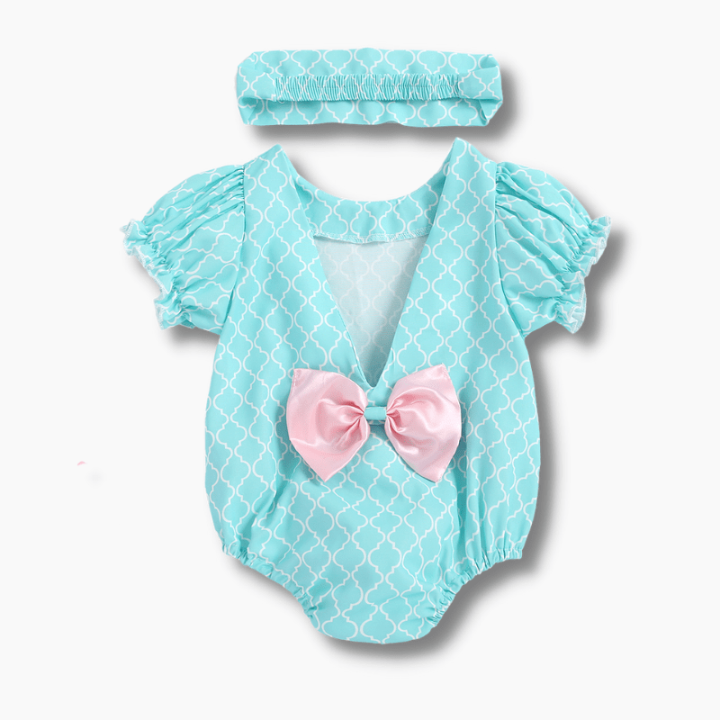 Light Blue Baby Romper